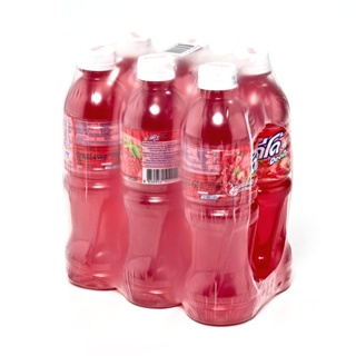 StrawberryJuice 6ขวดน้ำผักและน้ำผลไม้Deedo 450มล.แพ็ค น้ำสตรอเบอร์รี่10%ดีโด้ดีโด้ขนาด JuiceStrawberry0.1450ml