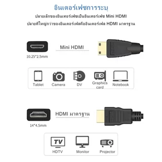 mini HDMI to HDMI cable 1.8M 3M 5M - Black