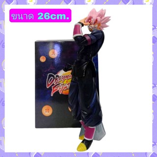 โมเดล Dragonball Goku Black Zamasu แบล็คโกคู ซามัส สวมหน้ากาก ขนาด26cm. มีกล่อง