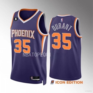 เสื้อกีฬาบาสเก็ตบอล แขนกุด ลาย SY3 NBA Suns Kevin Durant No.35 Jersey สําหรับผู้ชาย และผู้หญิง YS3 2023