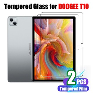 ฟิล์มกระจกนิรภัยกันรอยหน้าจอ HD สําหรับแท็บเล็ต doogee T10 doogee T10 10.1 นิ้ว 2 ชิ้น