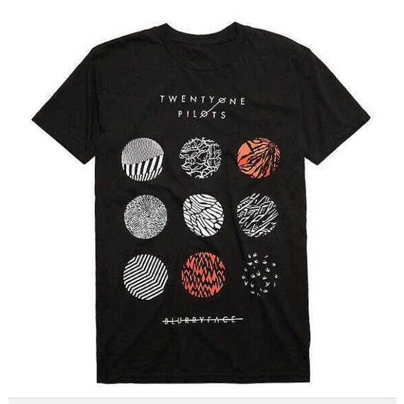 เสื้อยืด คอกลม พิมพ์ลาย BLURRYFACE 21 Twenty One Pilots แฟชั่นสําหรับผู้ชาย 2022