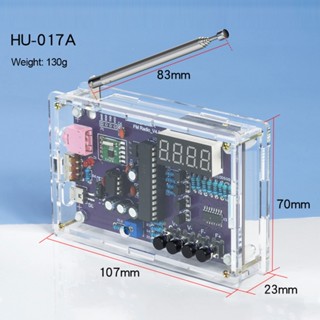 ชุดอุปกรณ์รับสัญญาณวิทยุ FM RDA5807S FM 87MHz-108MHz TDA2822