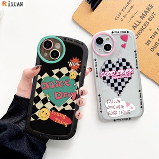 เคสโทรศัพท์มือถือแบบนิ่ม ใส กันกระแทก ลายกราฟฟิตี้ Nice Day Love Heart สําหรับ Redmi Note 11 Pro Note 11S Redmi 10 10C 10A 9C 9T 9A Note 10S Note9S Note 8 Pro Note7 Poco M5S M3 Pro X3 NFC RIXUAN