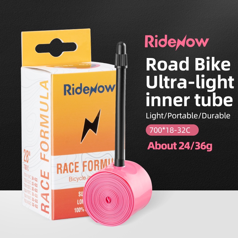 Rockbros [ RideNow ] จักรยานเสือหมอบ 700C หลอดด ้ านใน Ultra-light แบบพกพา TPU ทนทานท ่ อด ้ านในขนาดเล ็ ก Travel Racing อุปกรณ ์ เสริมจักรยาน