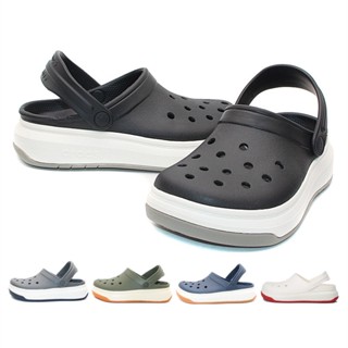 Crocs รองเท้าแตะลําลอง พื้นหนา เหมาะกับการเล่นกีฬา สําหรับผู้ชาย และผู้หญิง [พร้อมส่ง206122]