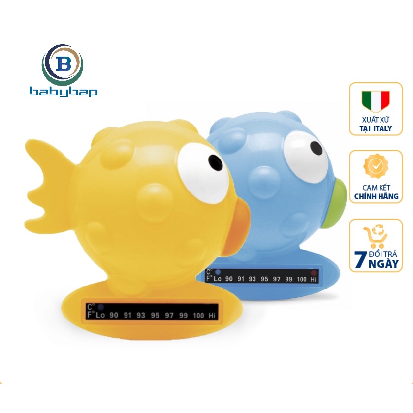 Chicco Bath Water Temperature Measuring In The Shape Of A Green Fish Yellow Fish