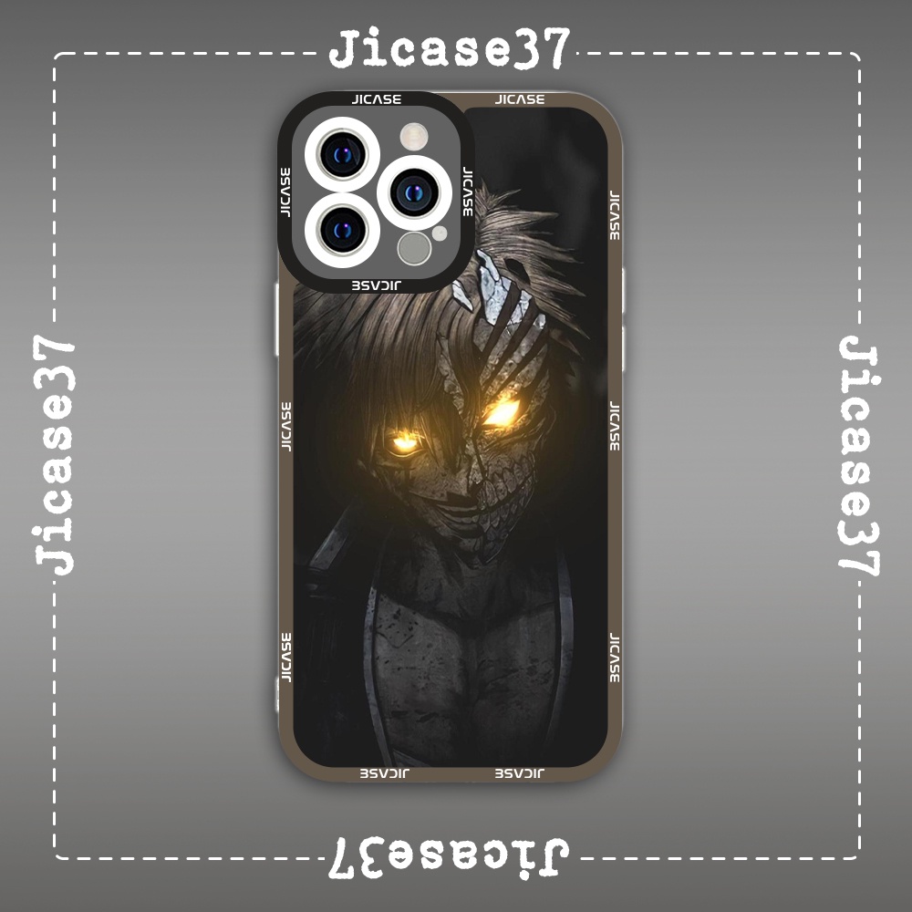 Jicase Ichigo Bleach Anime Manga เคส iphone ขอบสี่เหลี่ยมญี่ปุ่น