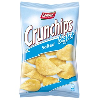 ลอเรนซ์มันฝรั่งแผ่นเกลือ CRUNCHIPS 90ก. LORENZSALTED LIHGT 90G.