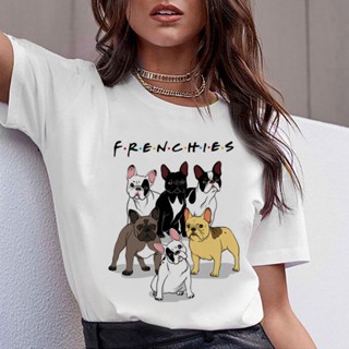 Dachshund Pug Teckel Funny T Shirt Women Harajuku Cute French Bulldog German Shepherd T-shirt best friend Tshirt fe_04