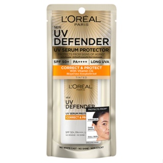 CORRECT ลอรีอัลยูวีดีเฟนคอร์เร็คท์โพรเท็คท์50มลผลิตภัณฑ์ดูแลผิวหน้าLOREAL DEFENDER UV PROTECT 50ML