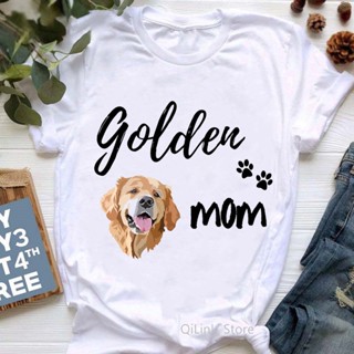 Just A Girl Who Loves Golden Retrievers Graphic T Shirt Women Pet Dog Mom Gift Funny Tshirt White T-Shirt_04