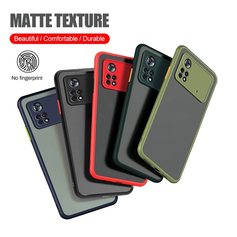 กันกระแทกClear Matte SoftซิลิโคนสําหรับXiaomi POCO X6 C65 F5 X4 X3 NFC M6 M4 M3 F3 Pro 4G 5G 2024