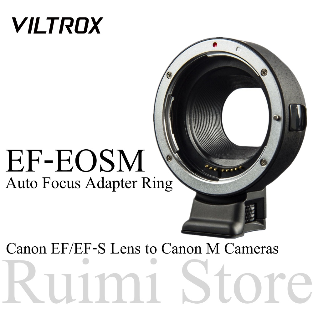 Viltrox EF-EOSM อะแดปเตอร์เลนส์โฟกัสอัตโนมัติ สําหรับเลนส์กล้อง Canon EOS EF EF-S เป็น EOS M EF-M M2 M3 M5 M6 M10 M50 M100
