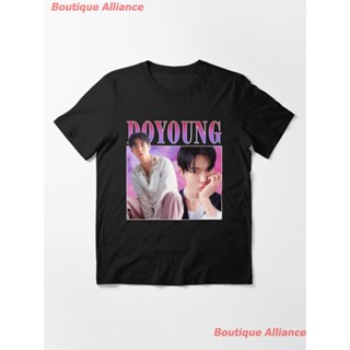 เสื้อยืดแฟชั่น COD kpop Doyoung NCT Essential T-Shirt เสื้อยืดพิมพ์ลาย เสื้อยืดคู่รัก