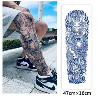 【COCO Magic tattoo】สติกเกอร์รอยสักชั่วคราว กึ่งถาวร กันน้ํา ติดทนนาน 15 วัน 47 ซม.*16 ซม.