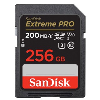 SanDisk Extreme Pro SD Card SDXC 256GB(SDSDXXD-256G-GN4IN*1) ความเร็วอ่าน200MB/s เขียน140MB/s เมม SDCARD รับประกันSynnex