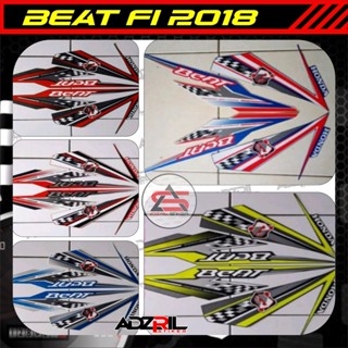 ของแท้ จากโรงงาน สติกเกอร์ติดขอบตัวถัง มาตรฐาน สําหรับ Honda BEAT FI 2018 BEAT F1