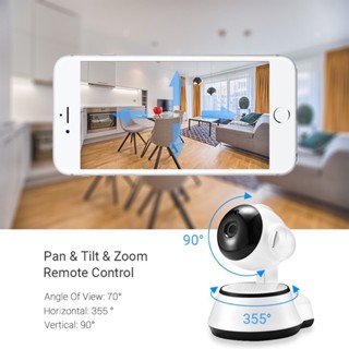 พร้อมส่ง🇹🇭กล้องวงจรปิด V380 pro 720P camera Wifi IP Camera 1 ล้านพิกเซล กล้องวงจรปิดไร้สาย หันได้รอบทิศทาง ควบคุมผ่านแอพ