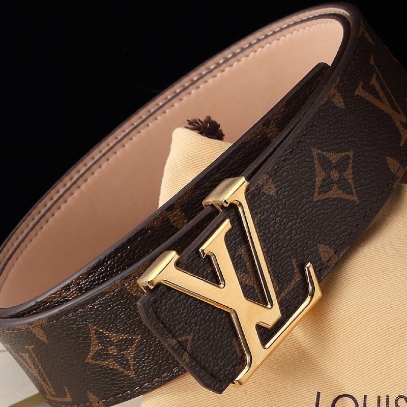 Lv Belt / Louis Vuitton tali pinggang พร้อม boxpd ของแท้