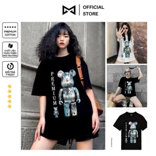 Bearbrick Predium Unisex cotton wide form mens and womens wide-sleeved t-shirt GTM Store_05