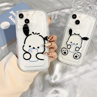 เคสโทรศัพท์มือถือ ลายการ์ตูน Pochacco และ bust Pochacco น่ารัก สําหรับ iPhone 13 12 PROMAX 11 RXSMAX 13 PROPHONE 14 14 PROMAX