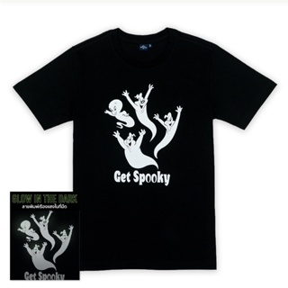 Universal Studios Men Casper The Friendly Ghost Glow In The Dark T-Shirt - เสื้อผู้ชายยูนิเวอร์แซล สตูดิโอ แคสเปอร์ สินค