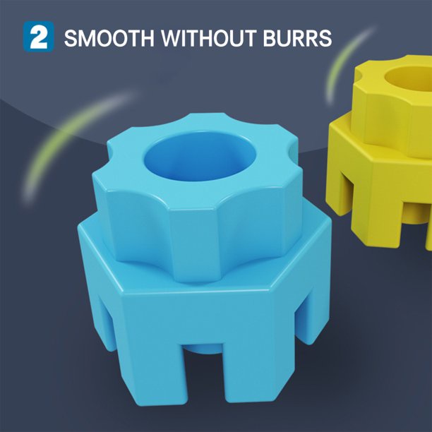 ของเล่นพลาสติก หกเหลี่ยม 3D DIY สําหรับเด็กผู้ชาย 60 220 320 ชิ้น - รูปที่ 4