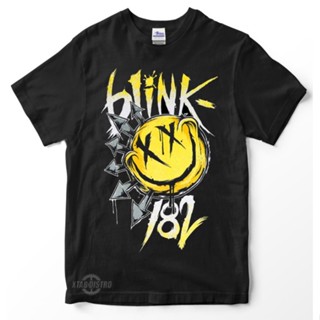 เสื้อยืด พิมพ์ลายโลโก้ SMILE Blink182 Blink182 Blink182 สไตล์พังก์