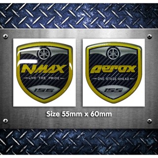 สติกเกอร์นูน ลายตราสัญลักษณ์ Nmax Aerox