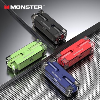 Monster XKT08 TWS Bluetooth Earphone หูฟังบลูทูธไร้สาย หูฟังเกมมิ่ง มีไมค์ในตัว หูฟังเล่นเกม หูฟังไร้สาย