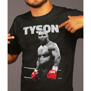 ใหม่ เสื้อยืด ผ้าฝ้าย 100% พิมพ์ลาย Mike Tyson Punch Out Former ของขวัญวันเกิด สําหรับผู้ชาย