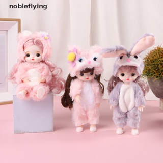 Nf ตุ๊กตาข้อต่อขยับได้ ขนาดเล็ก 17 ซม. พร้อมเสื้อผ้า และรองเท้า 3d ของเล่น สําหรับเด็กผู้หญิง