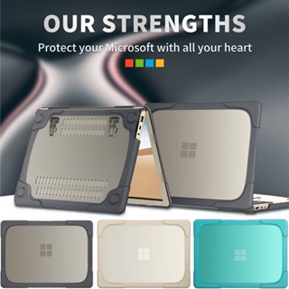 เคสแล็ปท็อป แบบแข็ง กันกระแทก พร้อมขาตั้ง สําหรับ Microsoft Surface Laptop Go 12.4 นิ้ว 1943