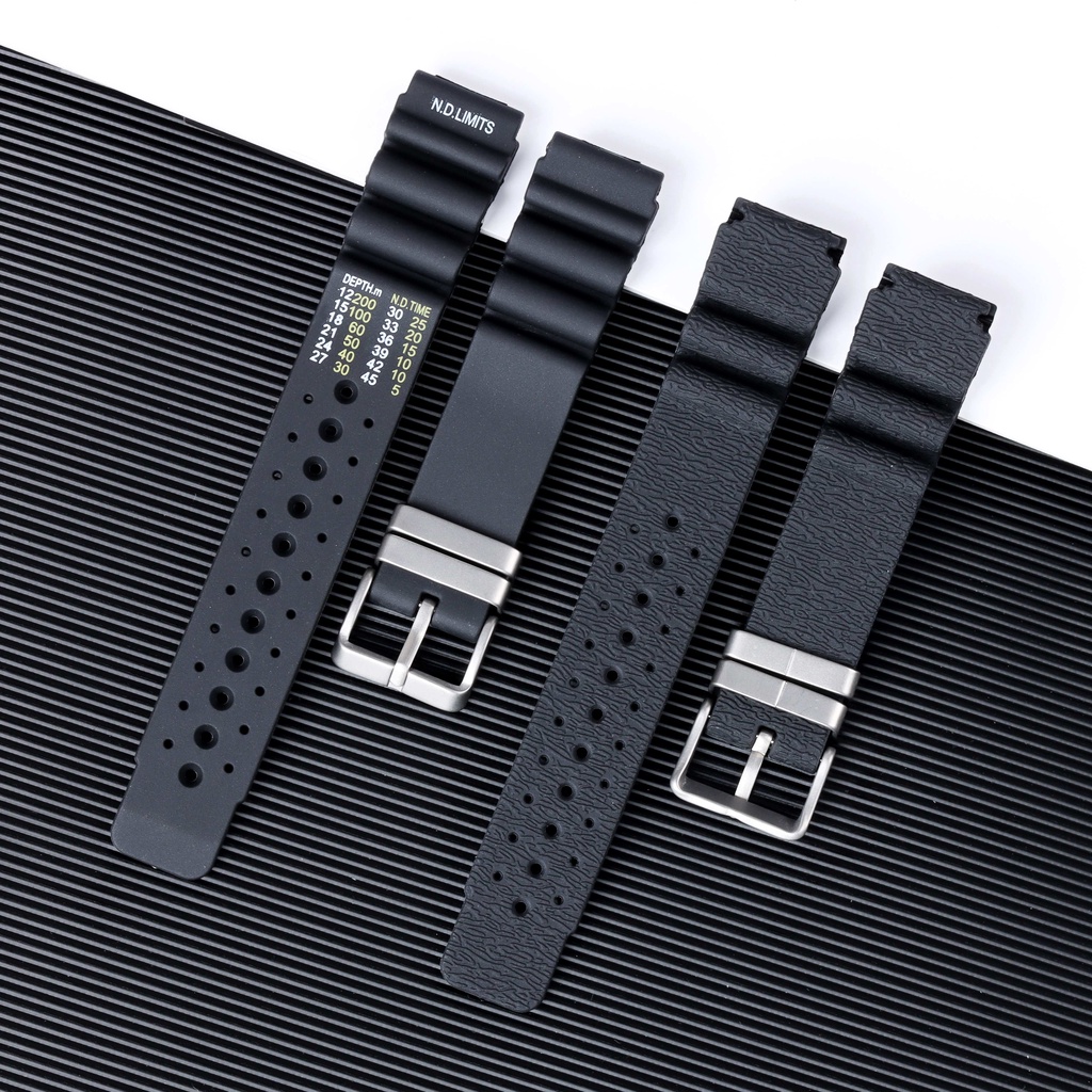 สายนาฬิกาข้อมือซิลิโคนเรซิ่น 20 22 24 มม. แบบเปลี่ยน สําหรับ Citizen Promaster Water Ghost Bracelet 