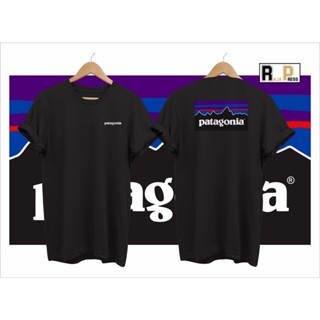 2023เสื้อยืดผ้าฝ้าย เสื้อยืด พิมพ์ลาย Patagonia