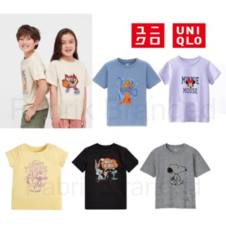 เสื้อยืด ลาย uniqlo แบรนด์โรงงาน สําหรับเด็กผู้ชาย ผู้หญิง ขายส่ง ขายปลีก 1