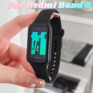 สายนาฬิกาข้อมือซิลิโคน สําหรับ Redmi band 2 Redmi smart band 2