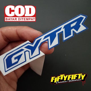 สติกเกอร์เคลือบเงา พิมพ์ลาย GYTR สําหรับติดตกแต่งหมวกกันน็อค รถจักรยานยนต์ รถยนต์