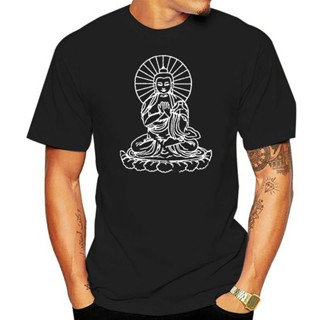 Title: Buddha graphic print Mens &amp; Unisex crew neck T-Shirt men t shirt_04