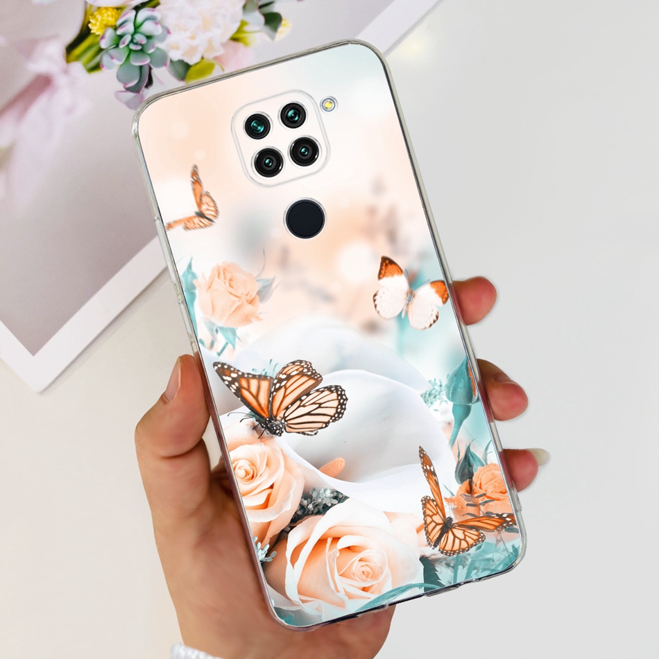 Xiaomi Redmi Note 9 9S Note9 Pro Max 9Pro เคสโทรศัพท์ซิลิโคน TPU แบบนิ่ม ลายแมวไดโนเสาร์น่ารัก