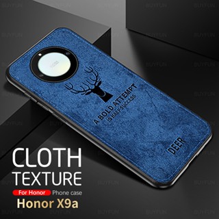 เคสป้องกันโทรศัพท์มือถือ TPU ผิวด้าน ลายกวาง กันกระแทก สําหรับ Huawei Honor X9a 2023 X9a 5G X9 A X9a 5G