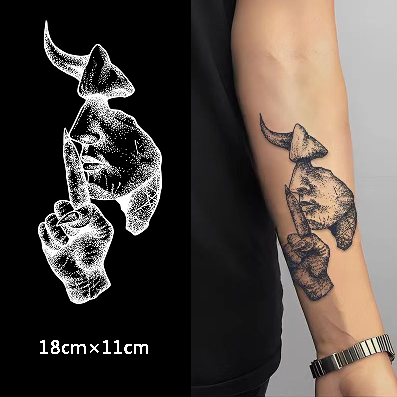 【COCO Magic tattoo】สติกเกอร์รอยสักชั่วคราว กึ่งถาวร กันน้ํา ติดทนนาน 15 วัน 18 ซม.*11 ซม.