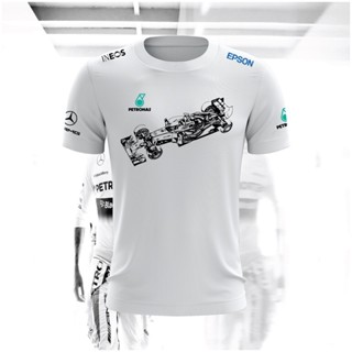 Petronas F1 เสื้อยืดไมโครไฟเบอร์ แห้งเร็ว สําหรับกลางแจ้ง