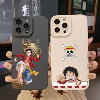 เคสโทรศัพท์มือถือ ขอบสี่เหลี่ยม ป้องกันเต็มเลนส์ ลาย One Piece Luffy สําหรับ Infinix Hot 20S 20i 30i 9 30 20 Play Smart 6 Plus X6823 Zero 5G 2023