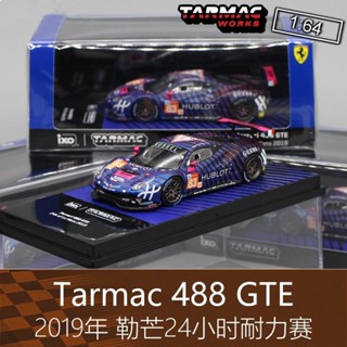 Tarmac Blue โมเดลรถแข่ง 1: 64 2019 Le Man 24 Hours 488 GTE สําหรับ Ferrari