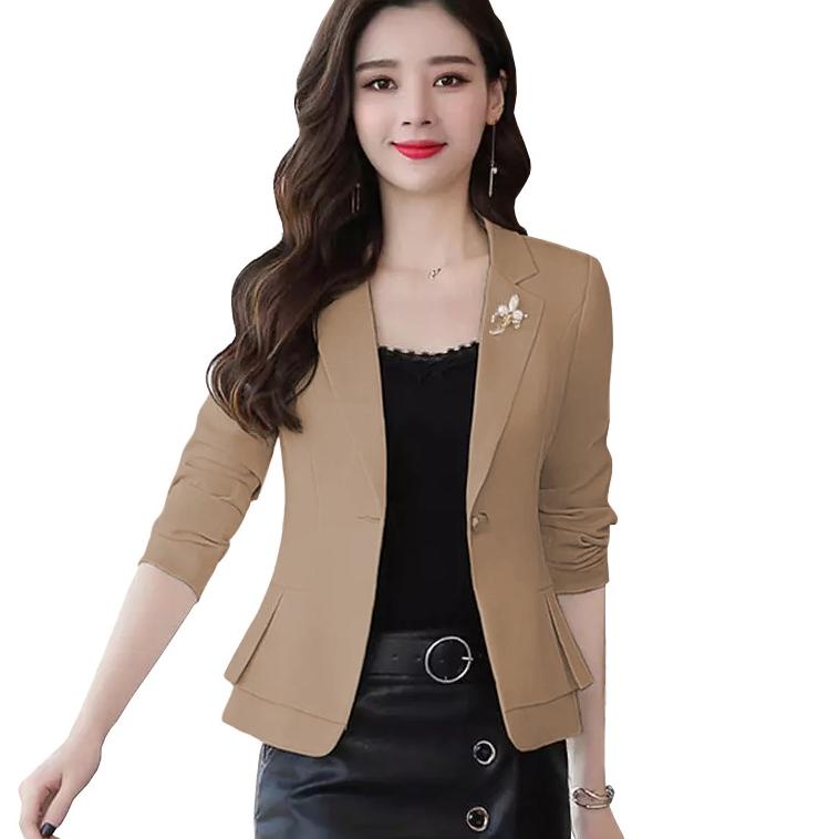 เสื้อคลุมทํางานสํานักงานของผู้หญิงสไตล์เกาหลีที่สวยงามล่าสุด - Jfashion Quinzy