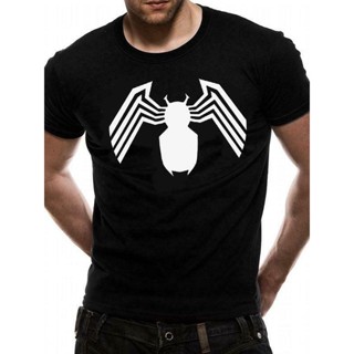 Yuanl5 [พร้อมส่ง] เสื้อยืดแขนสั้น ผ้าฝ้าย 100% พิมพ์ลายโลโก้ Venom Spider Super Hero พลัสไซซ์ ไซซ์ XS-6XL สําหรับผู้ชาย