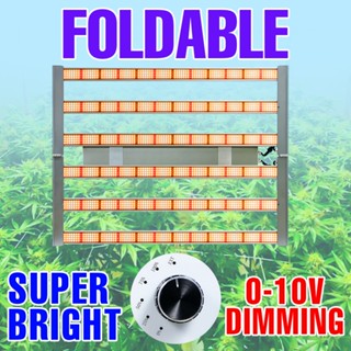 AC100-277V Full Spectrum LED Grow Light ไฟบาร์ปลูกต้นไม้ 6บาท์ 3200W ชิปSamsung301h มีUV ไฟปลุกต้นไม้ ไฟช่วยต้นไม้โตเร็ว แสงขาวเหลือง แสงธรรมชาติ ปรับความสว่างได้