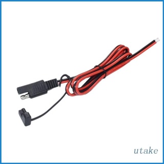 Utakee SAE สายเคเบิลเชื่อมต่อ แผงพลังงานแสงอาทิตย์ 18AWG DIY